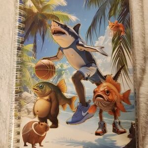 Brain Rot Themed Notebook - Multicolor